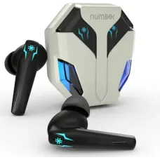 Number Super Buds Pro GT99 Dual Pair, 4 Mic ENC Gaming RGB TWS,35ms Latency,50H Battery Bluetooth  (Glass Beige, True Wireless)