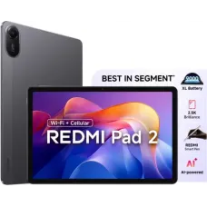 REDMI Pad 2 6 GB RAM 128 GB ROM 11.0 inch with Wi-Fi+4G Gaming Tablet (Graphite Grey)