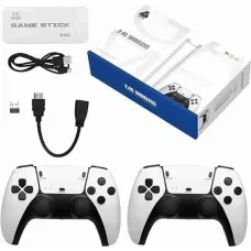 Confiavel PS5 4k Ultra HD gamestick With 2 PS5 Wireless Controller 64 GB with Yes  (White)