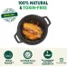 The Indus Valley Pre- Seasoned Cast Iron Fish Fry Pan With Double Handle