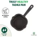 The Indus Valley Pre-Seasoned Cast Iron Vaghar/Chounk Pan for Frying Dal/Spices - 5.3inch Tadka Tadka Pan 13.4 cm diameter 0 L capacity  (Cast Iron, Induction Bottom)