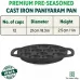 The Indus Valley Pre-Seasoned Cast Iron Paniyaram Pan With Spatula - 8.3 inch, 12 pit Paniarakkal Set 0 L capacity 21 cm diameter  (Cast Iron)