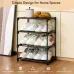 SKEDIZ Shoe Stand For Home Plastic, Metal Shoe Stand 
