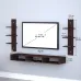 icrush Engineered Wood TV Entertainment Unit  (Finish Color - Brown, DIY(Do-It-Yourself))