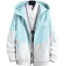 Men Colorblock Casual Jacket