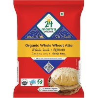 24 Mantra Organic Whole Wheat Atta, 5 kg